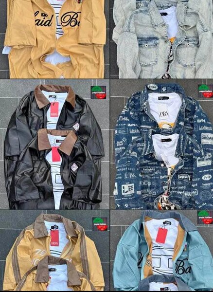 Vestes en cuir pour hommes