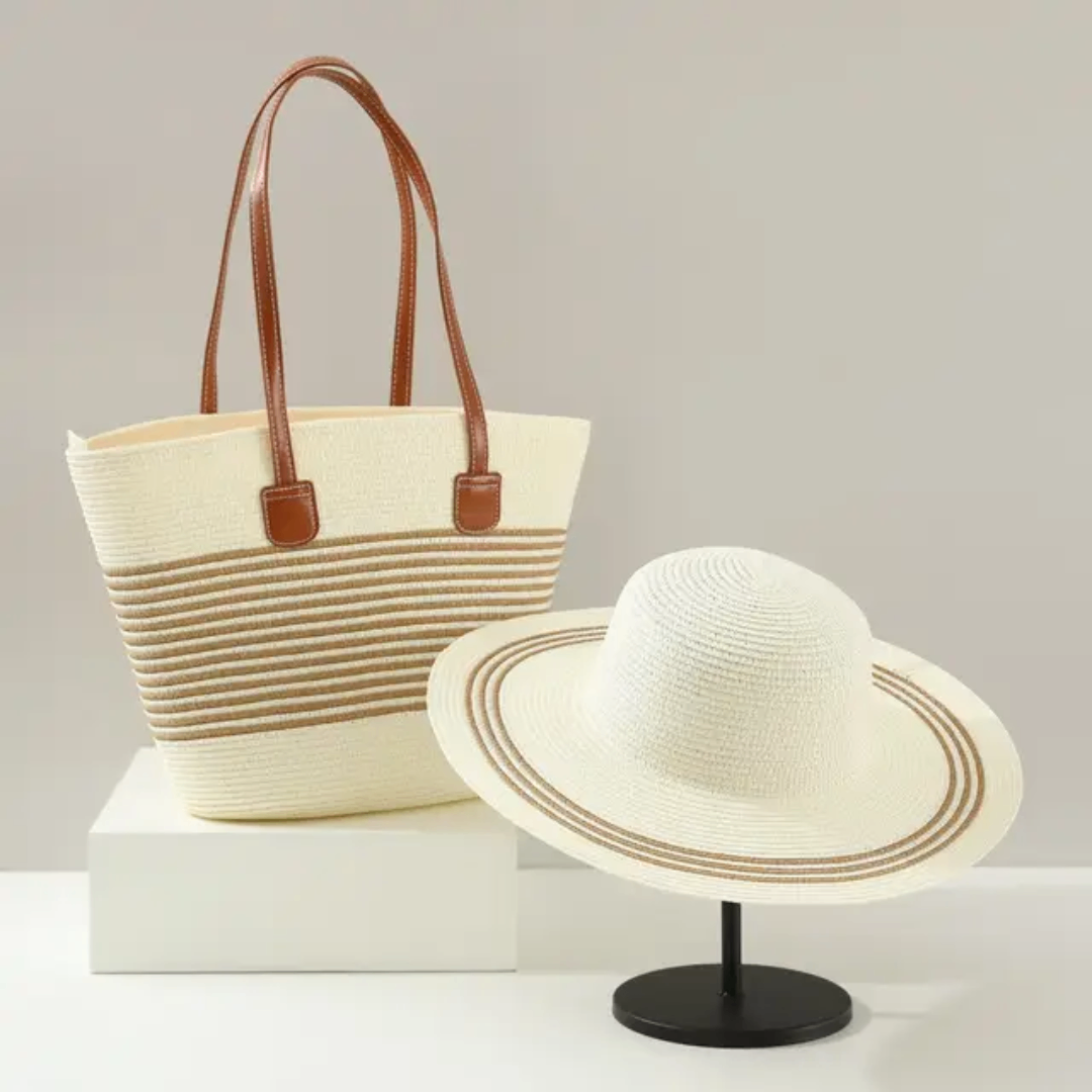 Ensemble sac et chapeau d'été