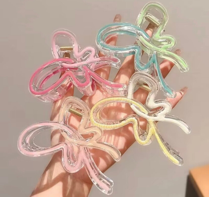 Pinces à cheveux couleurs pastel