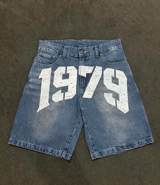 Shorts en jean "1979"