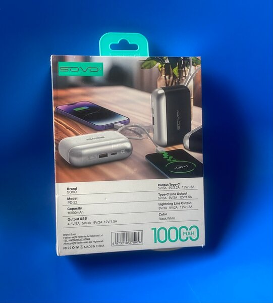 Chargeur Portable 10000mAh SOVD