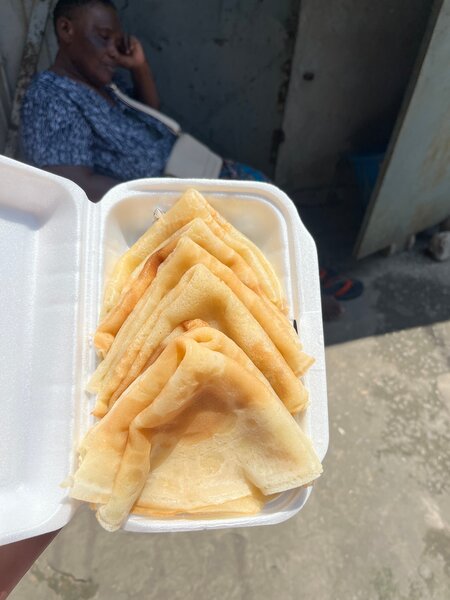 10 Crêpes nature simple