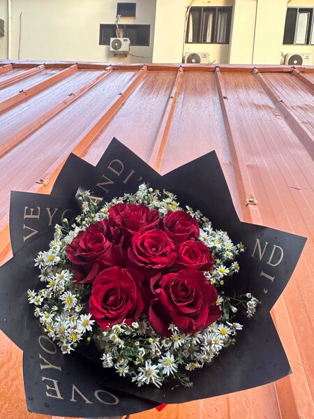 Bouquet de roses rouges