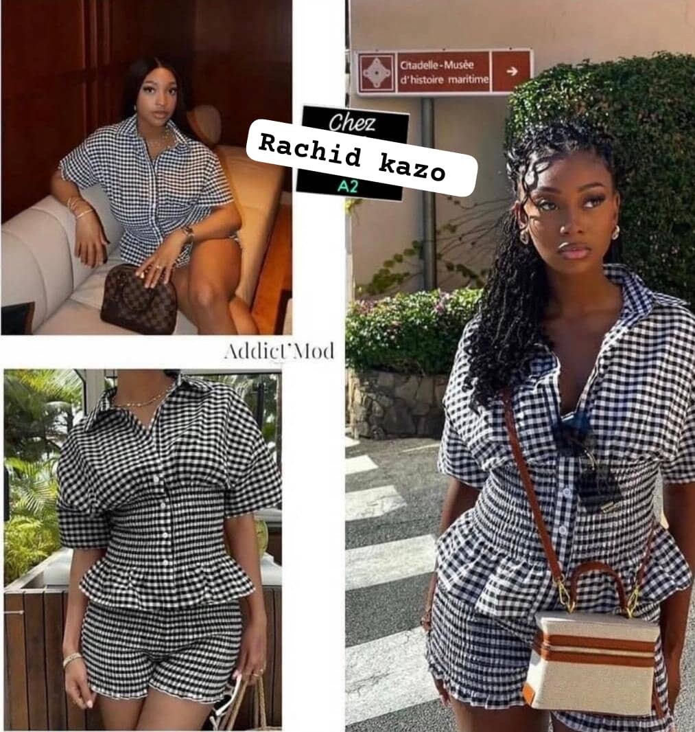 Ensemble Vichy Chic Femme