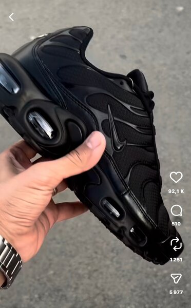 Baskets Noires Air Max Homme