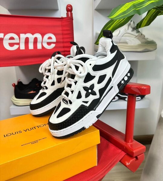 Sneakers Louis Vuitton Noir et Blanc