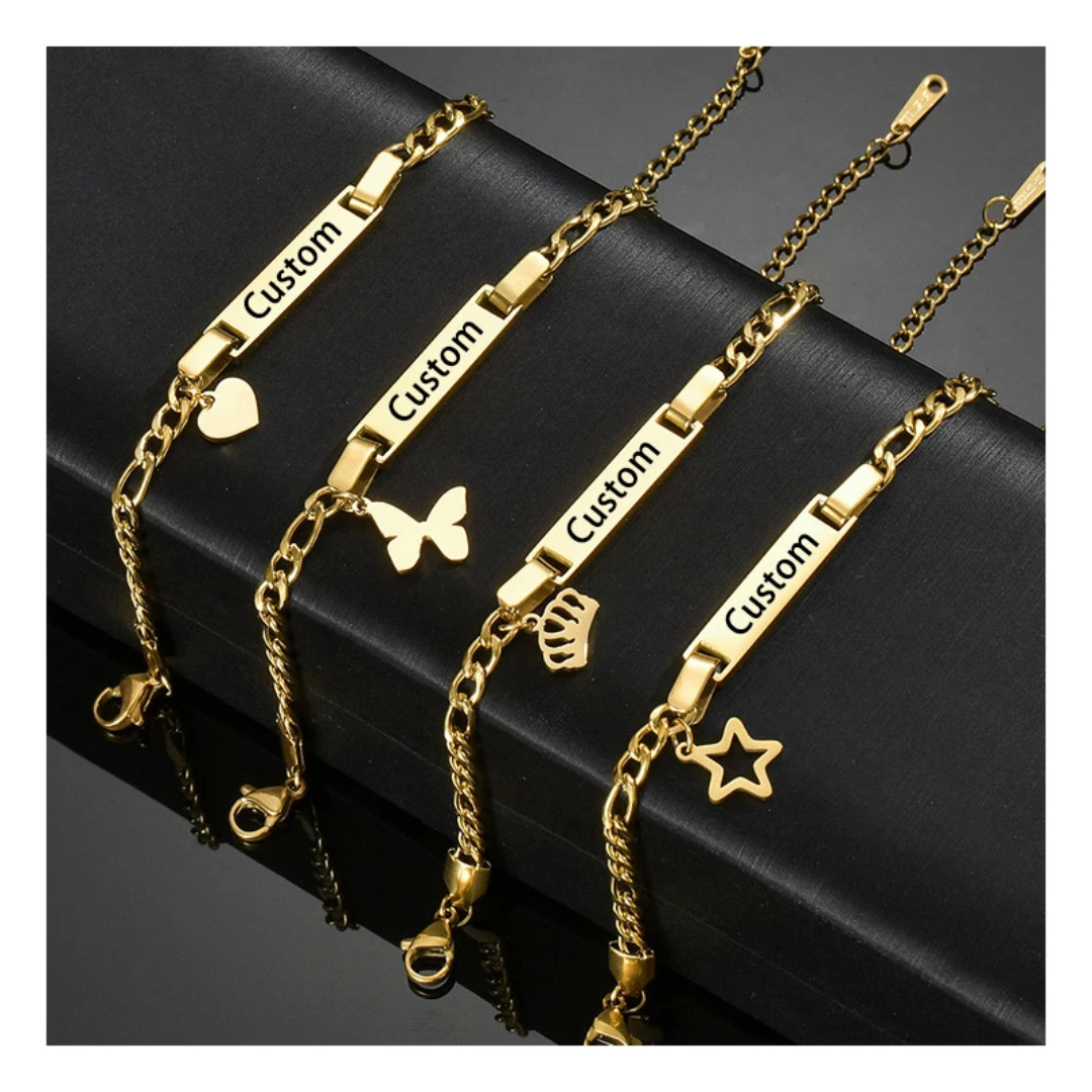 Bracelet personnalisé en acier inoxydable