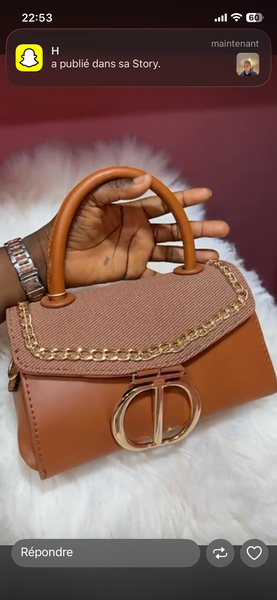 Sac à main en cuir chic