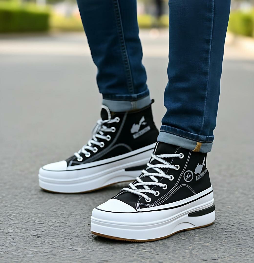 Baskets montantes plateforme tendance