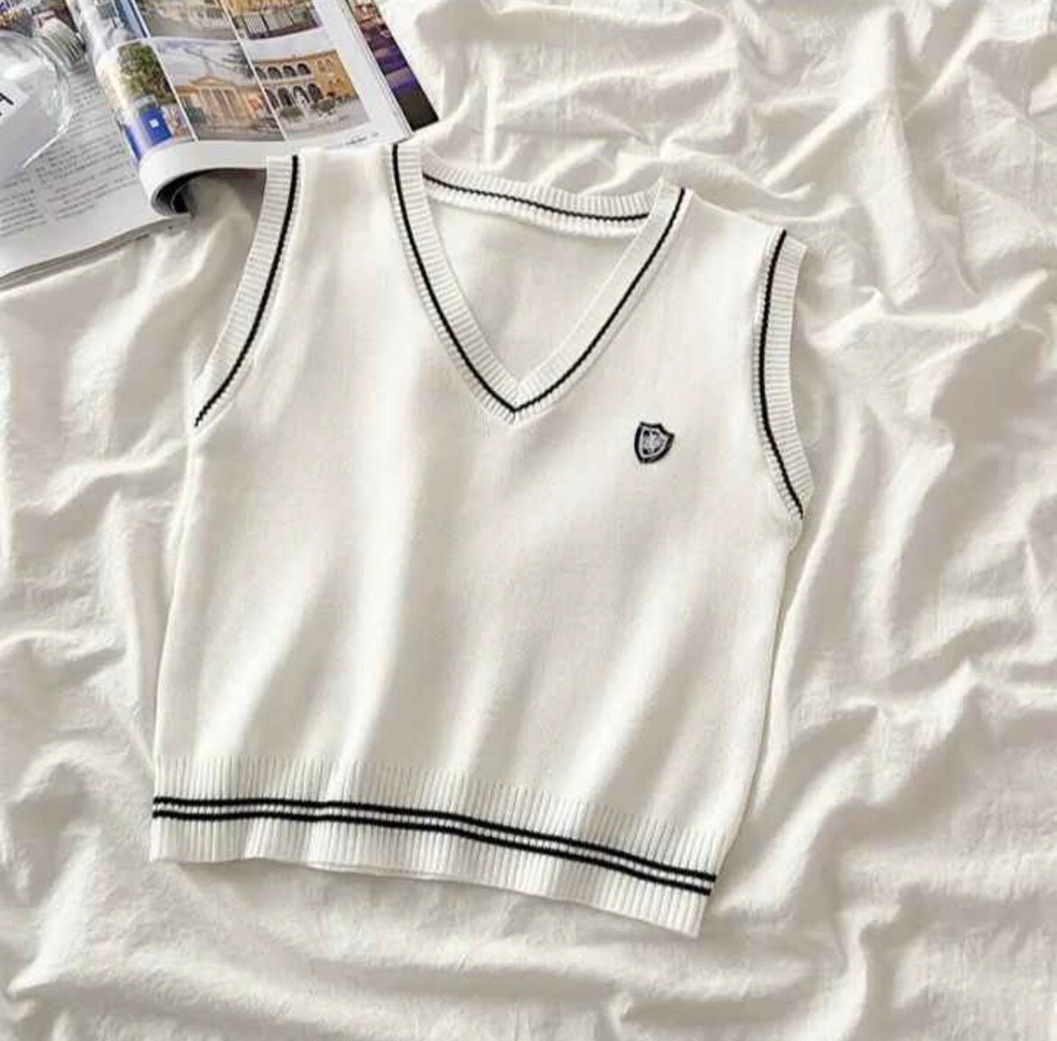 Pull sans manches élégant