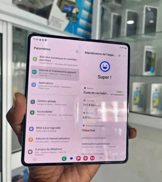 Smartphone pliable Galaxy