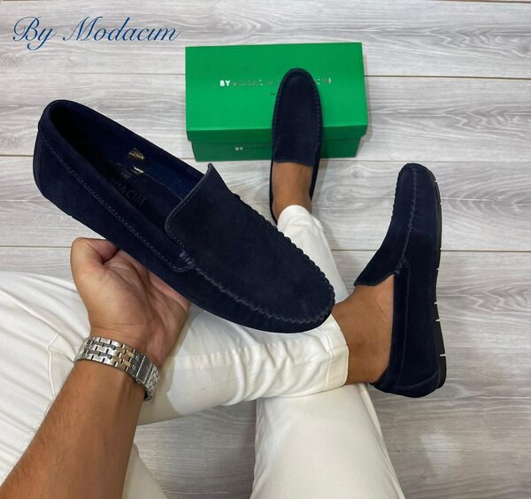 Mocassins en daim élégants