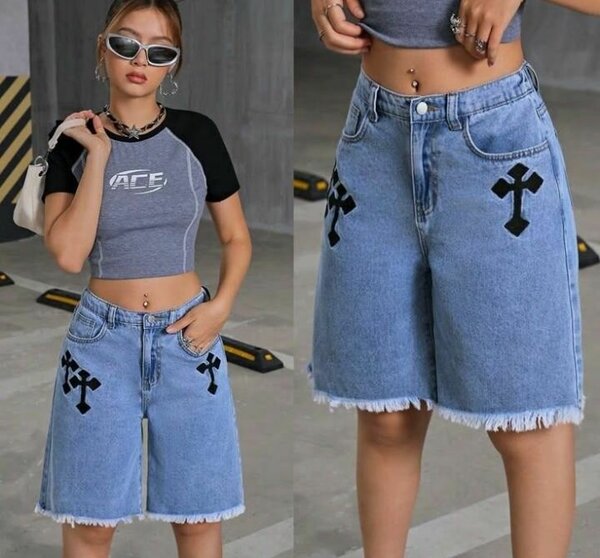 Short en jean tendance