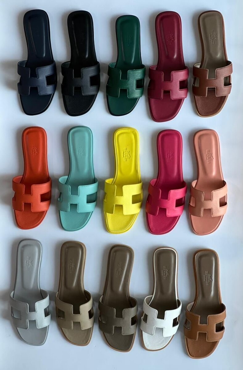 Sandales colorées femme été