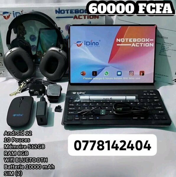 Tablette tactile iDino 10 pouces Android 12