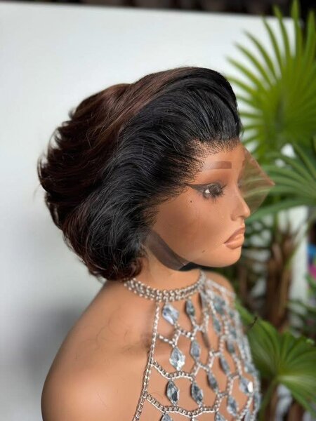 Perruque Ondulée Châtain