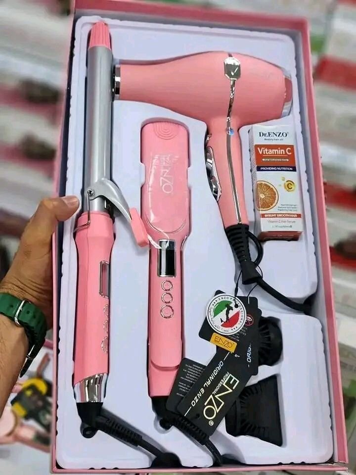 Kit d'outils de coiffure 5 en 1 Marque ENZO