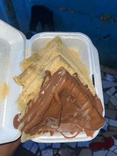 Crêpes mixtes:chocolat&cerelac