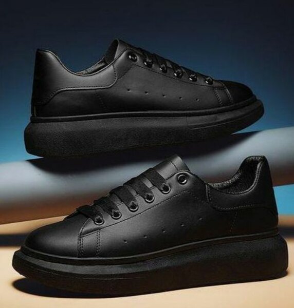 Baskets noires tendance homme