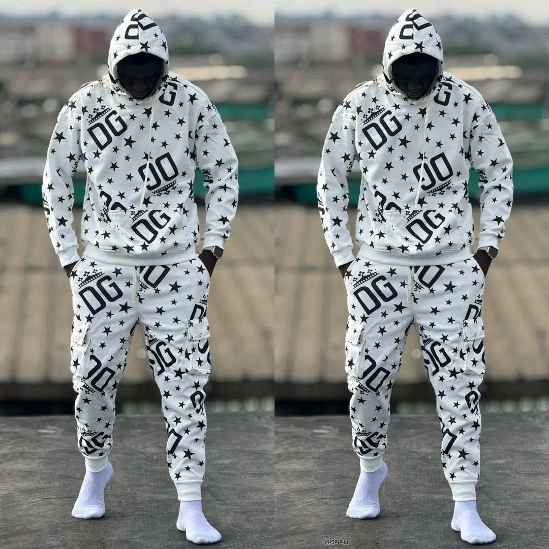 Ensemble de survêtement à motifs étoiles