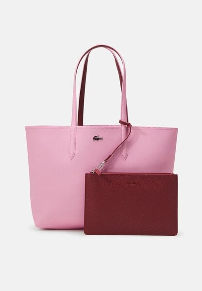 Sac cabas rose avec pochette