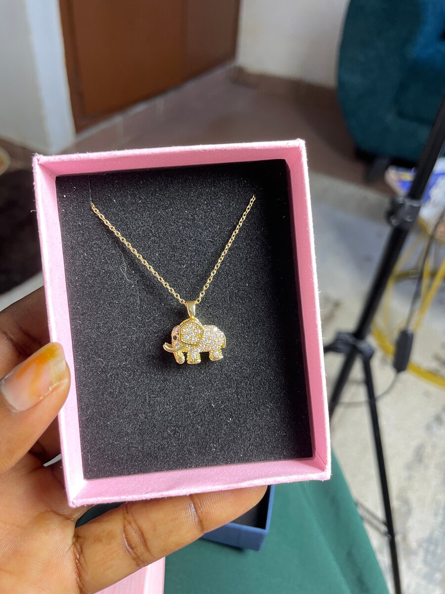 Collier Élégant Éléphant