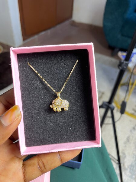 Collier Élégant Éléphant