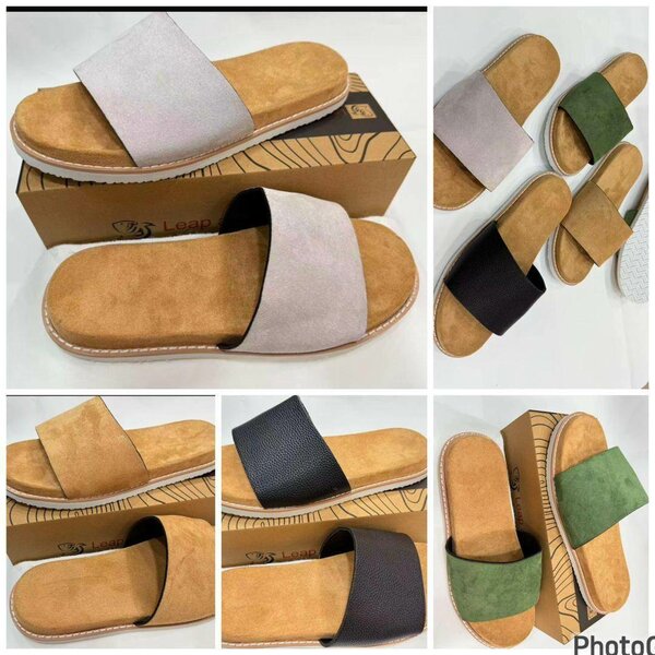 Sandales confort en cuir