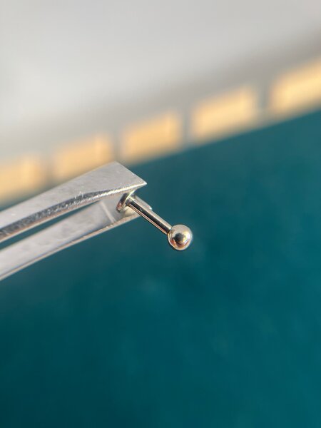 Boucle en titane pour piercing