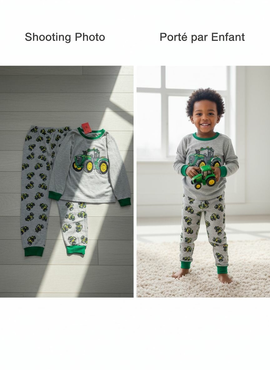 Pyjama Enfant Motif Véhicules