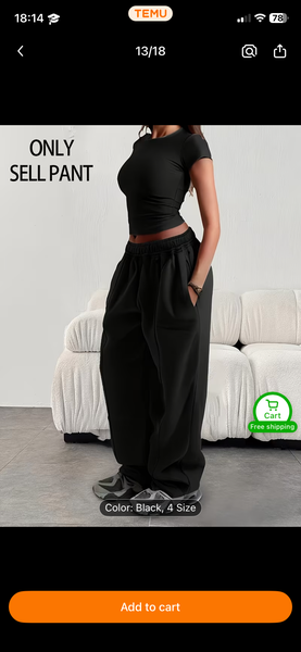 Pantalons larges taille haute