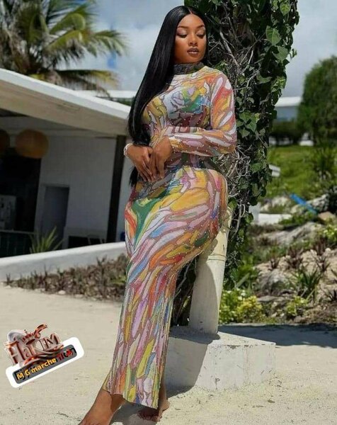 Robe Longue Colorée Élégante