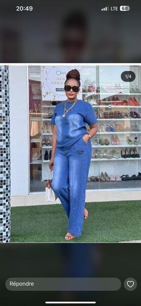 Des vêtements femmes en jeans