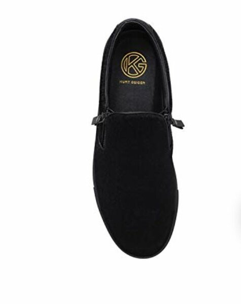 Chaussures décontractées en velours noir