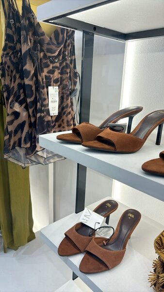 Sandales à talons MAAG en daim marron