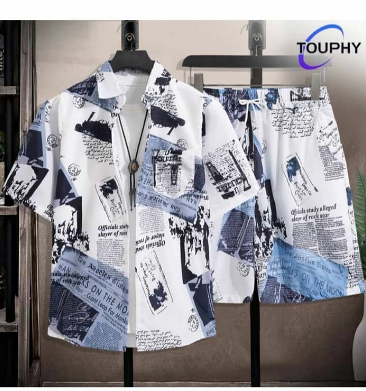 Trendy Print Men's Set
