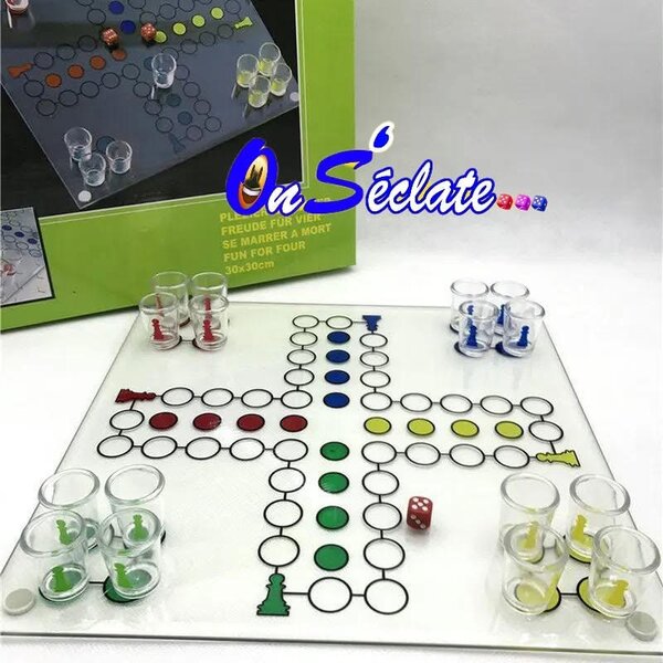 Jeu de Société avec Verres à Shot