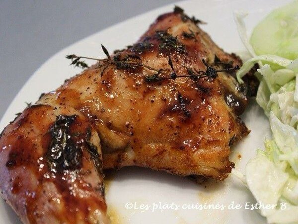 Lapin au four Rôties