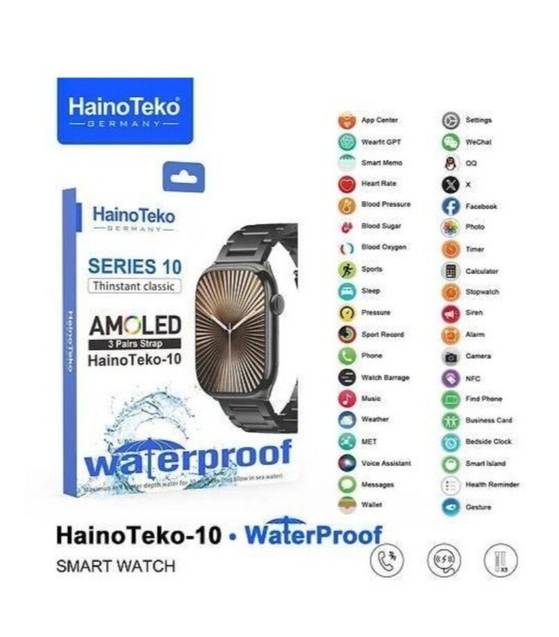 Montre Connectée Étanche HainoTeko
