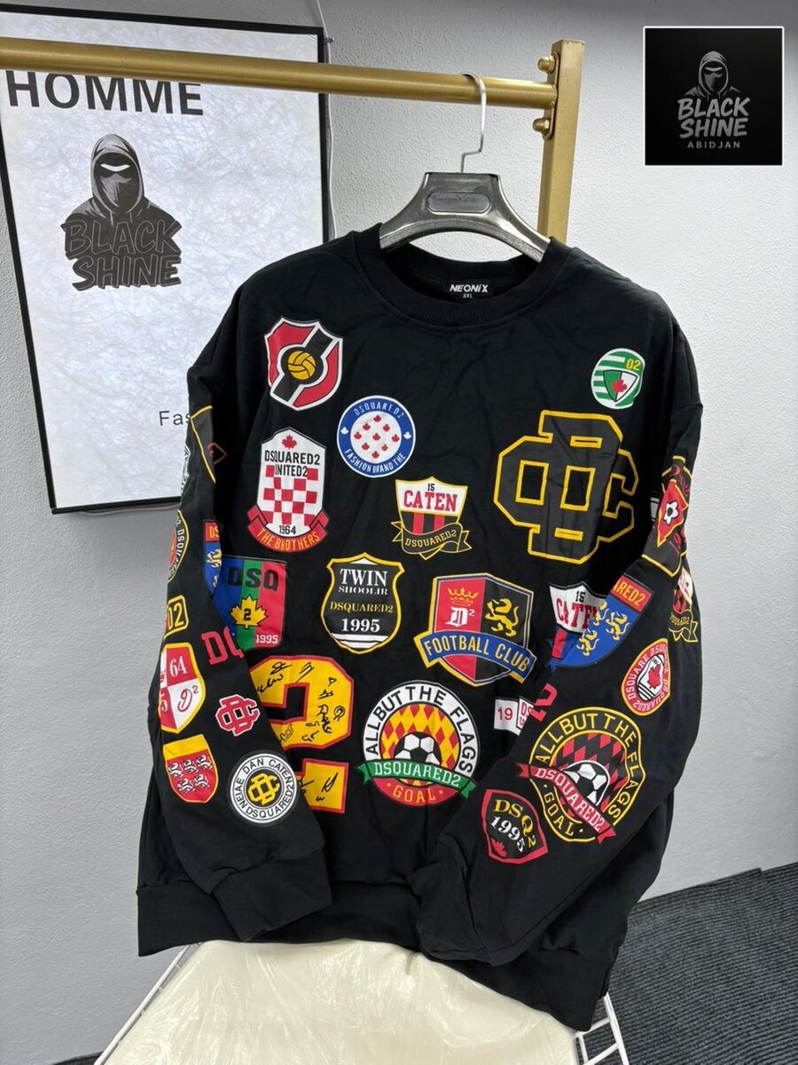 Designer Patchwork Sweatshirt