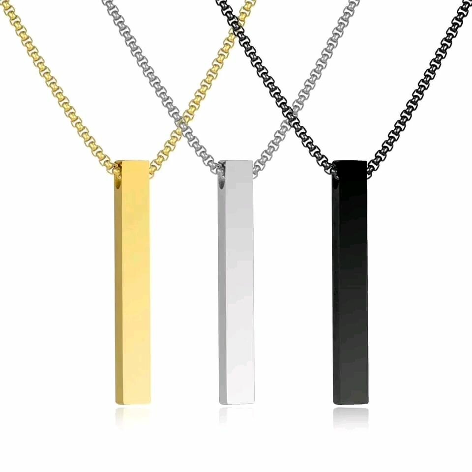 Collier personnalisé en acier inoxydable