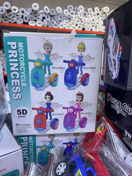 Jouet Moto Princesse Lumineuse