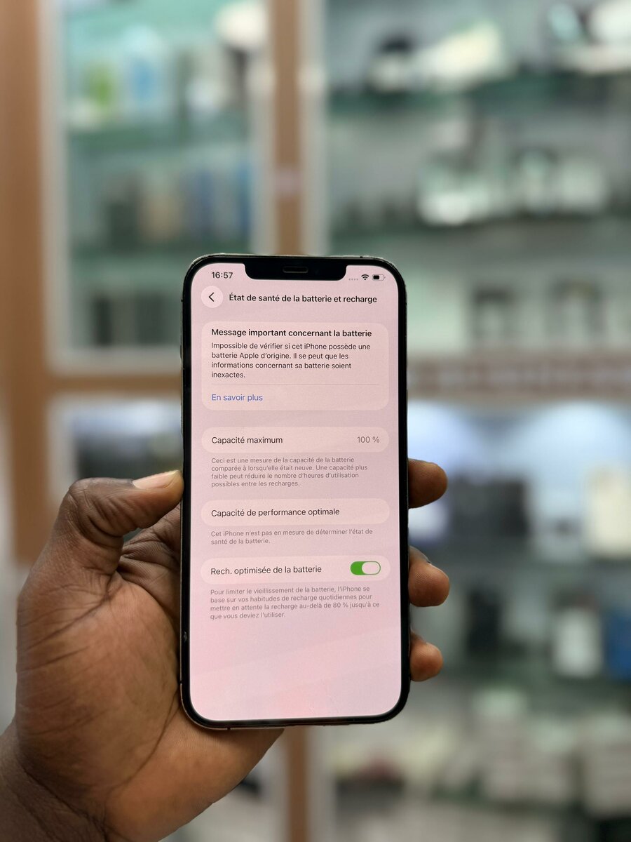 12 pro max 128Go retour Casi j