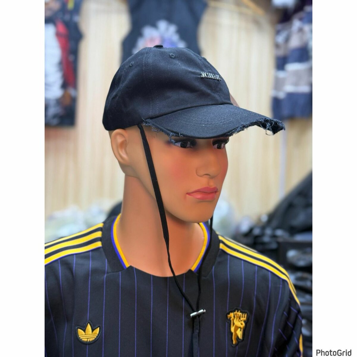 Casquette tendance unisexe avec lanière