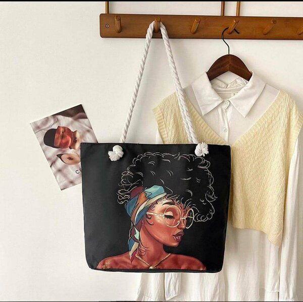 Sac Cabas Femme Afro Chic