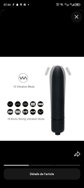 Mini Vibromasseur 10 Modes