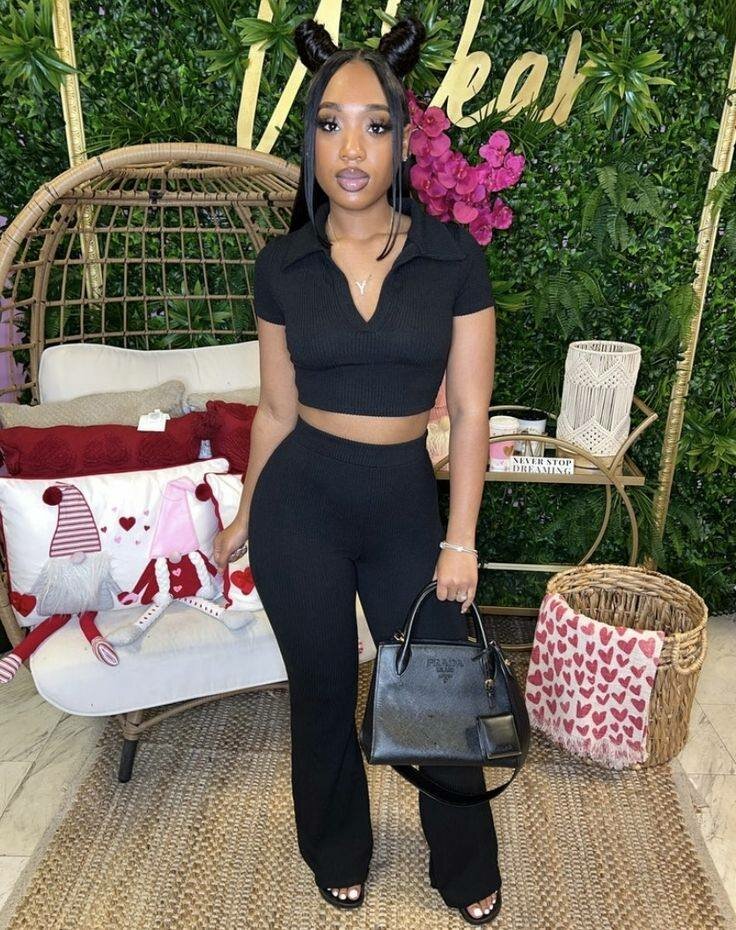 Ensemble top et pantalon élégants