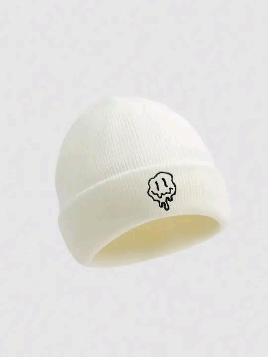 Bonnet Blanc Unisexe avec Broderie