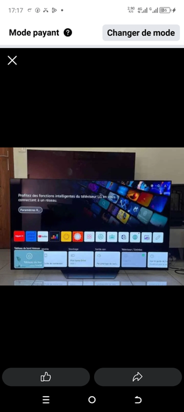 LG Smart TV UHD 65 pouces