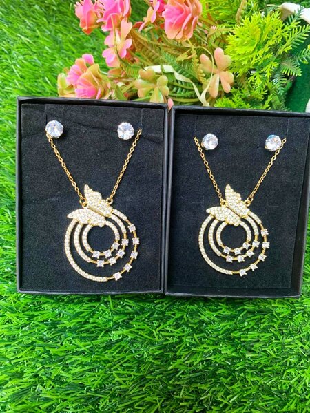 Elegant Butterfly Jewelry Set